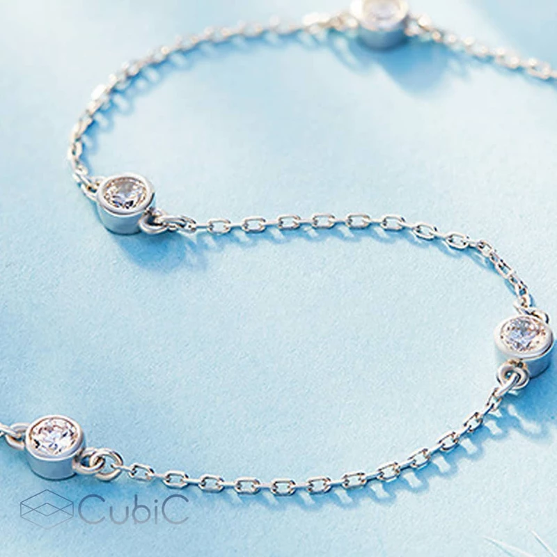 پابند نقره زنانه کوبیک مدل QB-6604