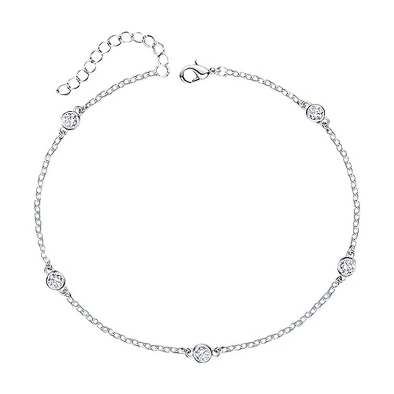 پابند نقره زنانه کوبیک مدل QB-6604